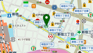 ハリー・ウィンストン 新宿店の地図画像