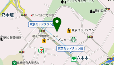 ハリー・ウィンストン 東京ミッドタウン店の地図画像