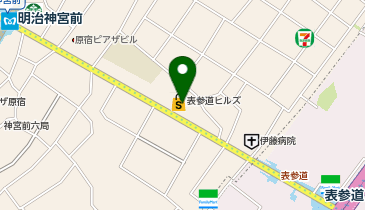 ハリー・ウィンストン 表参道ヒルズ店の地図画像