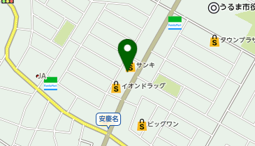 ファッション市場Sanki 安慶名店の地図画像