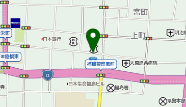 フルキャスト 福島営業課の地図画像
