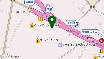 フルキャスト 鹿島営業課の地図画像