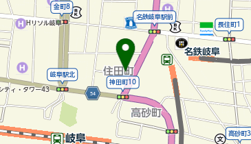 フルキャスト 岐阜営業課の地図画像