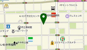 フルキャスト いわき営業課の地図画像
