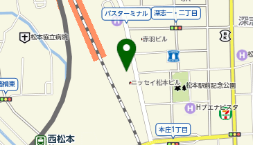 フルキャスト 松本営業課の地図画像