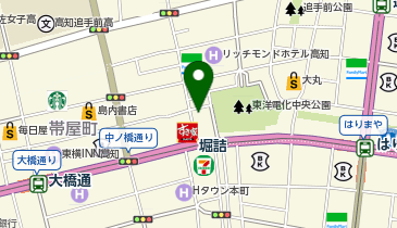 フルキャスト 高知営業課の地図画像