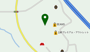Gap Outlet 土岐プレミアム・アウトレットの地図画像