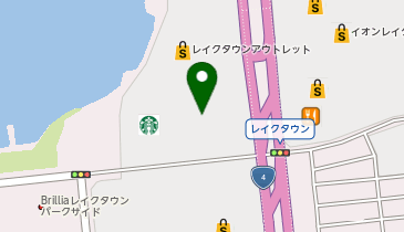 Gap Outlet イオンレイクタウンアウトレットの地図画像
