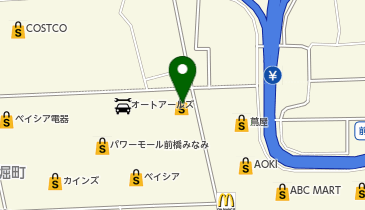 Gap Outlet パワーモール前橋南の地図画像