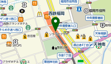 ベジテリア 福岡三越店の地図画像
