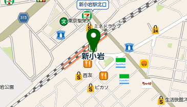 グリーン・グルメ シャポー新小岩店の地図画像