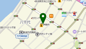 日本のさらだ いとはん 新潟伊勢丹店の地図画像