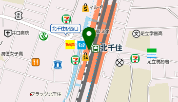 RF1 ルミネ北千住店の地図画像