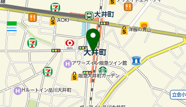 グリーン・グルメ アトレ大井町店の地図画像