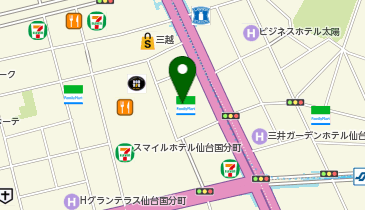 JICA東北の地図画像