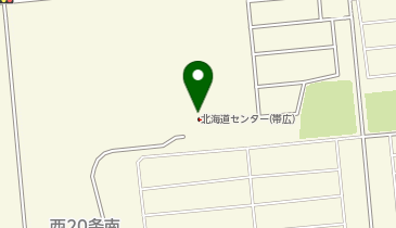 JICA北海道(帯広)の地図画像