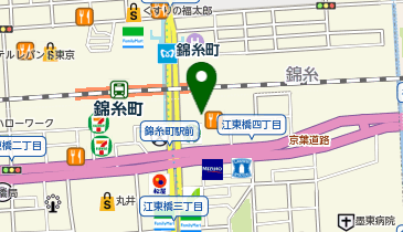 MARKS&WEB 錦糸町パルコショップの地図画像