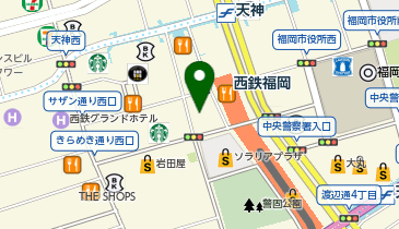 MARKS&WEB 天神ヴィオロショップの地図画像