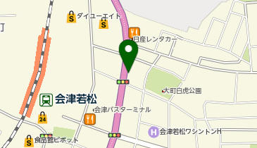 ホワイトニングショップ 会津若松店の地図画像