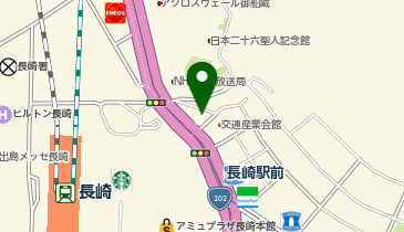 アパホテル〈長崎駅前〉の地図画像