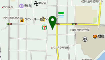 アパホテル〈福島駅東〉2026年2月9日(月)リブランドオープンの地図画像