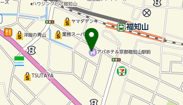 アパホテル〈京都福知山駅前〉2026年5月1日(金)リブランドオープンの地図画像