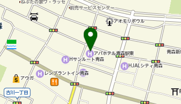 アパホテル〈青森駅東〉の地図画像