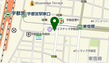 アパホテル〈宇都宮駅前〉の地図画像