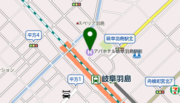 アパホテル〈岐阜羽島駅前〉の地図画像