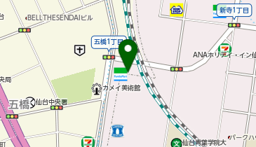 アパホテル〈仙台駅五橋〉の地図画像