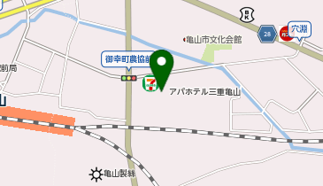 アパホテル〈三重亀山〉の地図画像