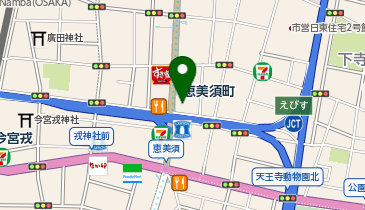 アパホテル〈なんば南 恵美須町駅〉(新世界)の地図画像