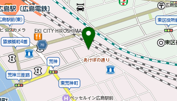 アパホテル〈広島駅前スタジアム口〉の地図画像