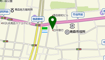 日本銀行青森支店の地図画像