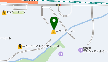 ビームス アウトレット 軽井沢の地図画像