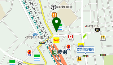 大黒屋 質赤羽東口店の地図画像