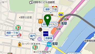 大黒屋 質浅草松屋前店の地図画像