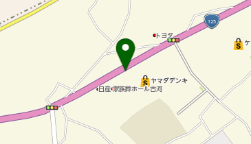 大黒屋 125号古河西牛谷店の地図画像