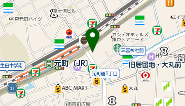 大黒屋 神戸元町買取センターの地図画像