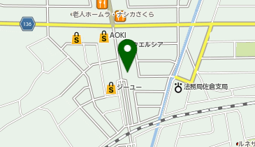 大黒屋 質佐倉買取センターの地図画像
