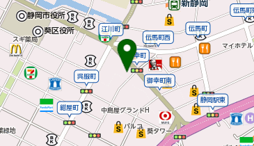 大黒屋 質静岡買取センターの地図画像