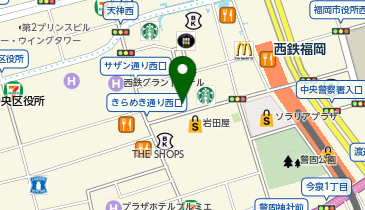 大黒屋ブランド館 福岡店の地図画像