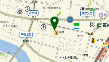 シャネル フレグランス&ビューティ 西武福井店の地図画像