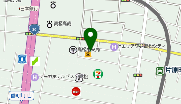 シャネル フレグランス&ビューティ 高松三越店の地図画像