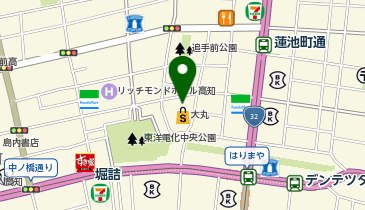 シャネル フレグランス&ビューティ 高知大丸店の地図画像