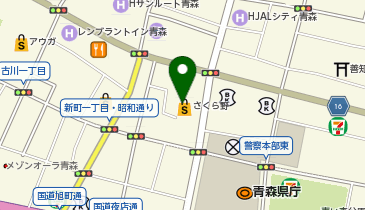 シャネル フレグランス&ビューティ さくら野青森店の地図画像