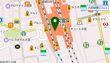 GODIVA cafe Omiyaの地図画像