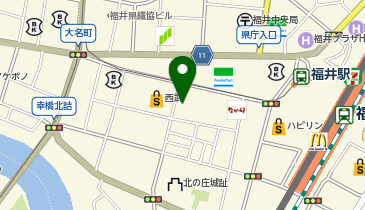 ゴディバ 西武福井の地図画像