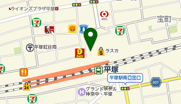 ゴディバ ラスカ平塚の地図画像