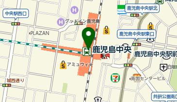 ゴディバ アミュプラザ鹿児島の地図画像
